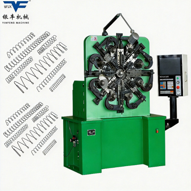ZShapedRectangularCoilWireRectangleSquareCompressionSpringFormingMachine